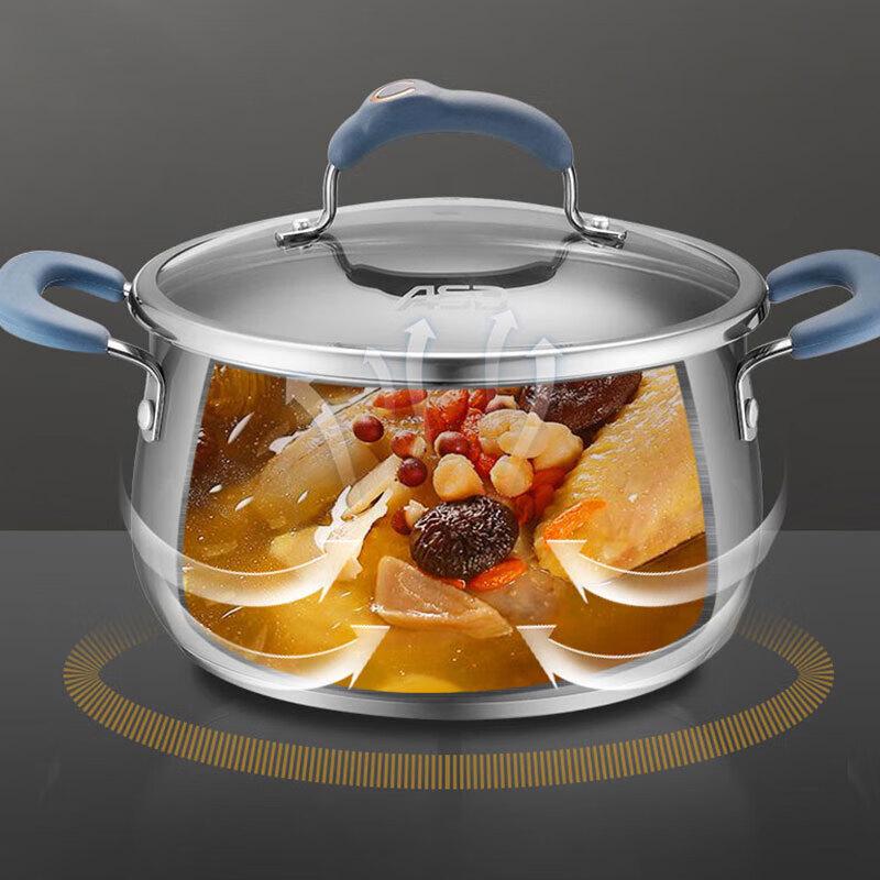 ASD 304 Stainless Steel Multi-function Stew Pot