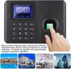 Biometric Fingerprint Password Time Attendance Machine Employee Checking-in Recorder Recognition Device Access Control 2.4in High