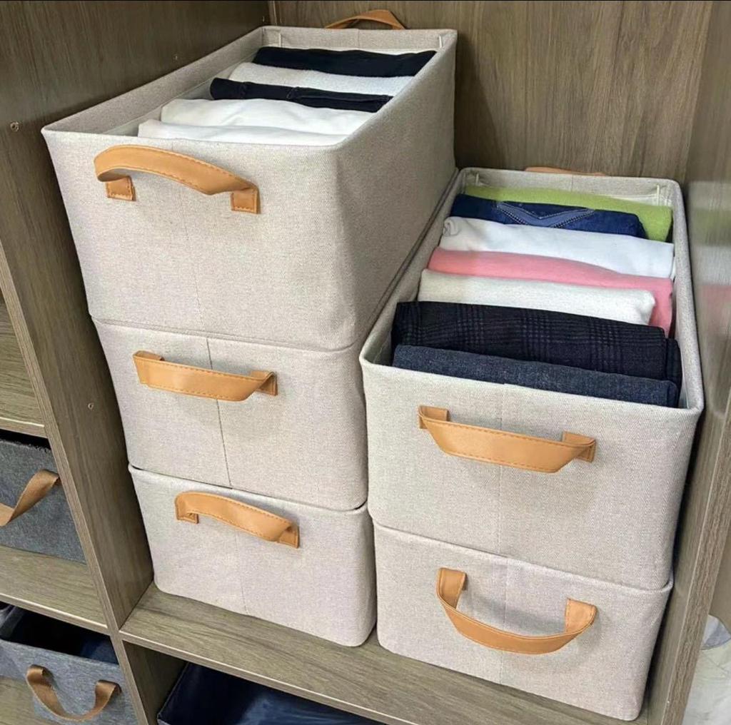 Foldable Loulan Steel Frame Storage Box for Clothes