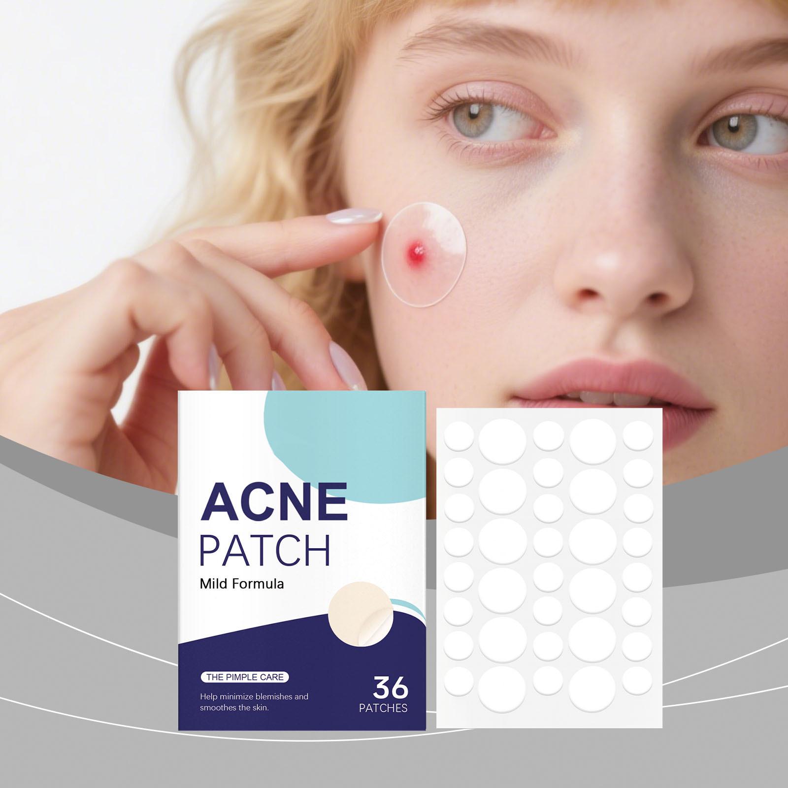 

Facial Acne Removal Patches, Acne Patches, Soothing, Repairing, Breathable, Isolating, Protective, Oil Control, Conditioning, Local Care Patches. One Size белый
