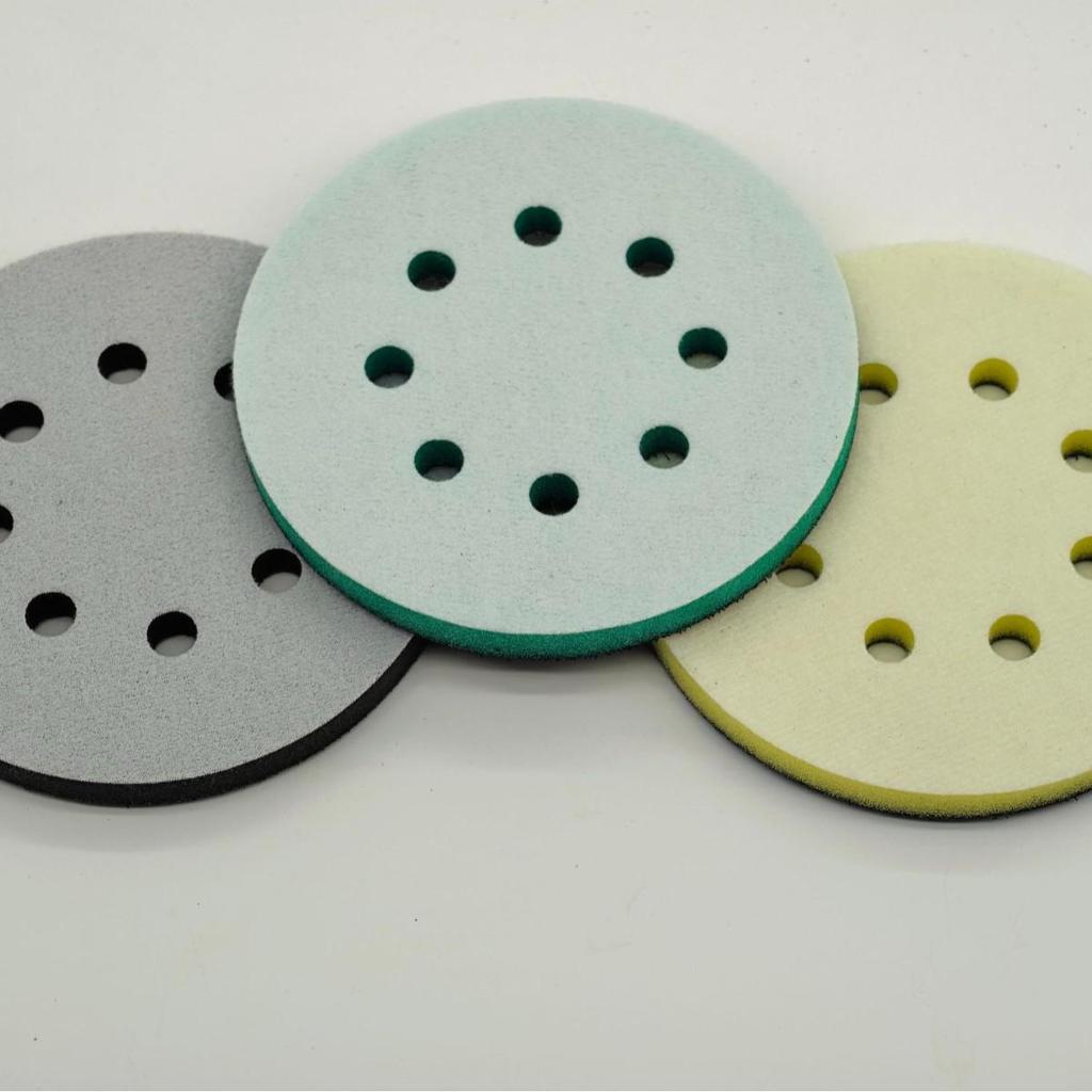 Flocked Self-Adhesive Sandpaper Polishing Pad Buffer