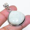 Natural Moonstone Gemstone Handmade 925 Sterling Silver Pendant 1.58" AP-14902