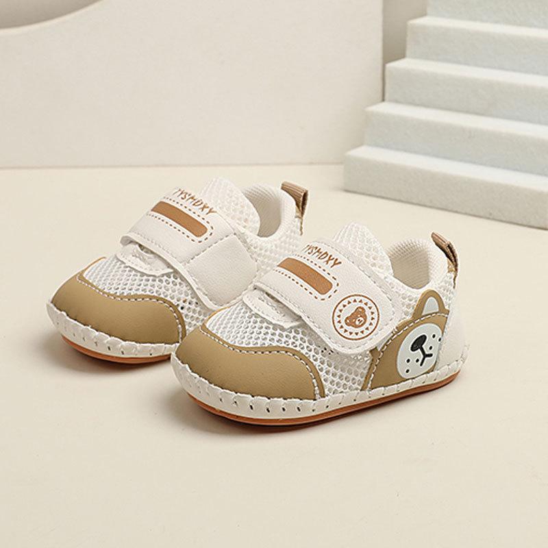 Baby Toddler Mesh Breathable Shoes With Magic Tape For Spring Summer Walks