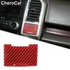 Central Electrical Outlet Socket Trim for Ford F150 15-20 Accessories Red Carbon