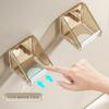 Storage Rack Easy To Press Adjustable Accessories Plastic Grey Bathroom Storage Dishwashing Liquid Hanger Brown Home Storage