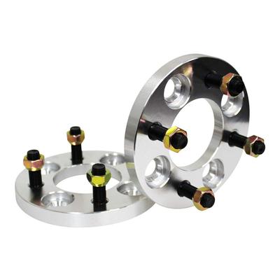 Durax Spurverbreiterung, 0,6 Zoll (15mm), PCD100, 4H, M12 x P1.5, Satz von 2 (Silber) [B08A2]