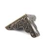 4Pcs 25mm Antique Triangular Corner Bracket Hardware Luggage Case Protector