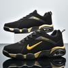 Mens Casual Sneakers PU Mesh Upper Anti-Slip Wear-Resistant Soft Sole Walking Travel Running All Season