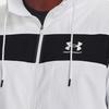 Under Armour Hooded Letter Print Zipper Design Long Sleeve Jacket Men jackets White 1361621-100