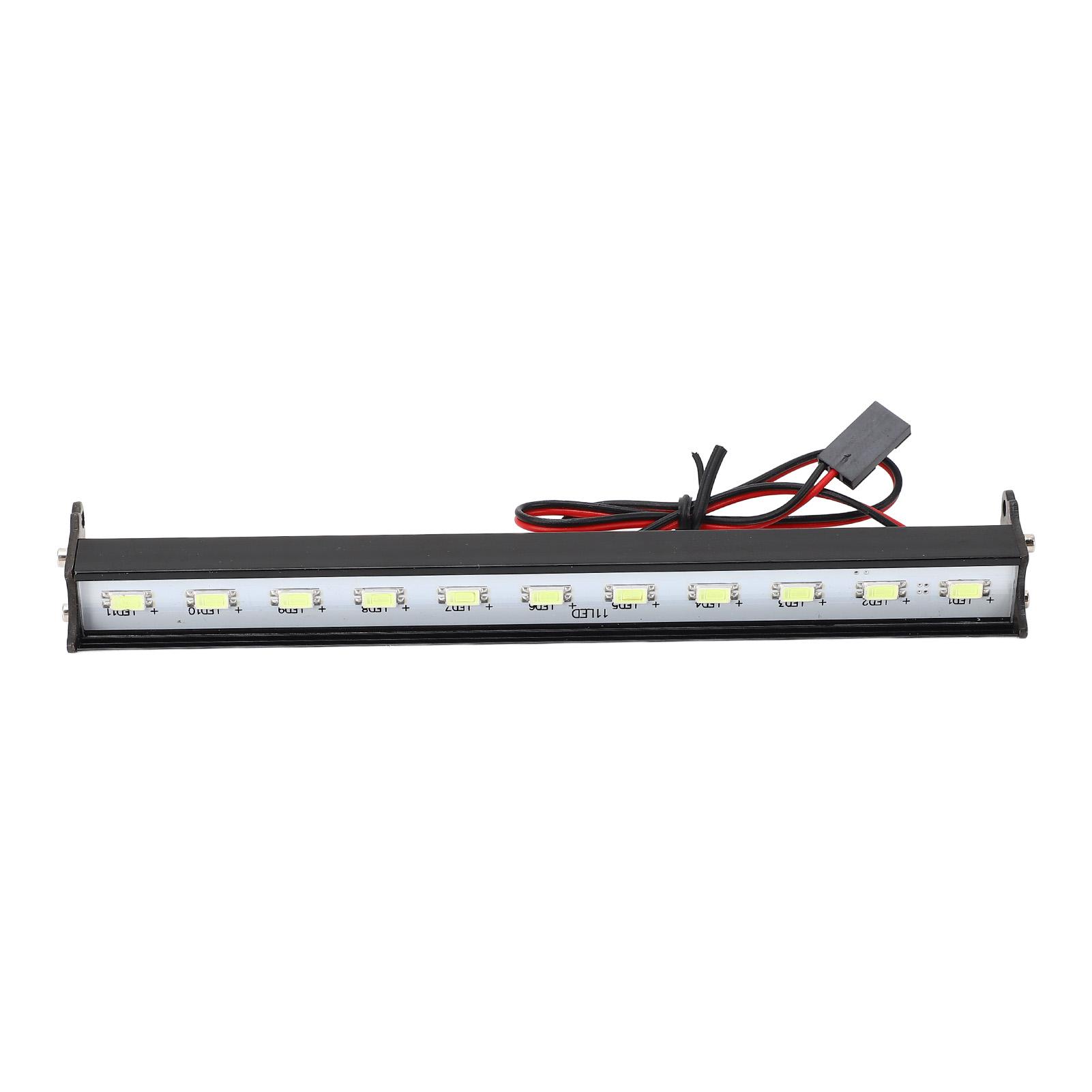 

RC Car Light Bar Aluminum Alloy LED Super Bright RC Car Roof Lamp for Redcat for Axial SCX10 D90 for HPI 148mm 5.83in