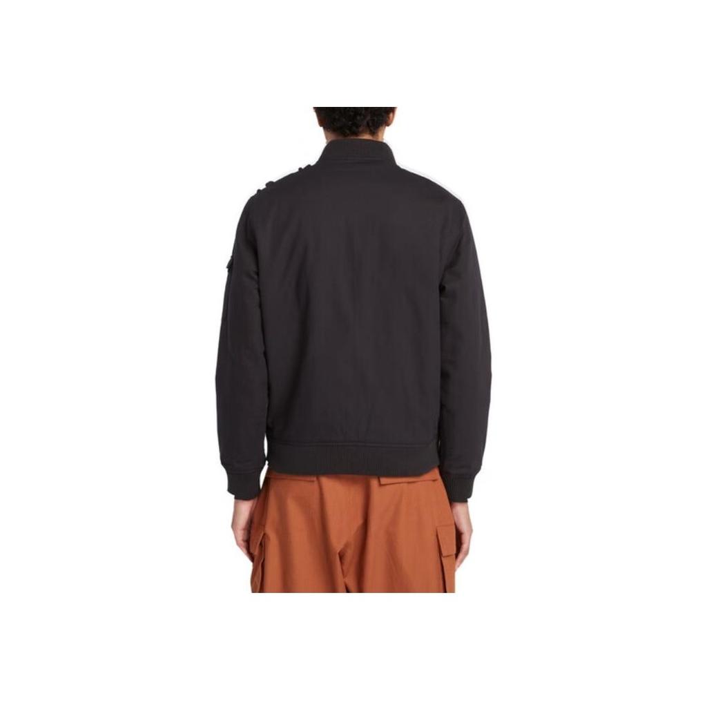 Timberland AF Bomber Lässige Mode Vielseitig Einfarbig Stehkragen Langarm Jacke Herrenjacken Schwarz A6JR9-001