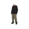 Nike Woven Open-Hem Trousers Solid Color Mid-Waist Drawstring Loose Wide-Leg Knit Sports Pants Men Trousers Olive HM7159-223
