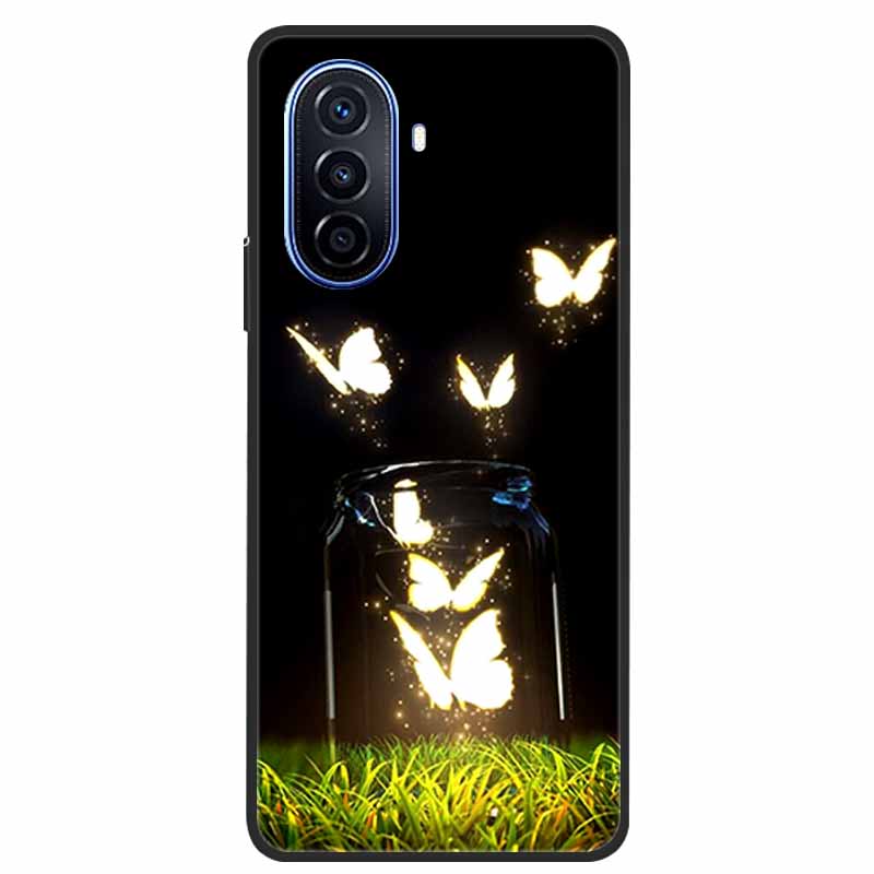 For Huawei Nova Y70 Plus Case Wolf Black Silicone Soft Phone Case For Huawei Nova Y70 Back Cover Case NovaY70 Y 70 Funda Coque