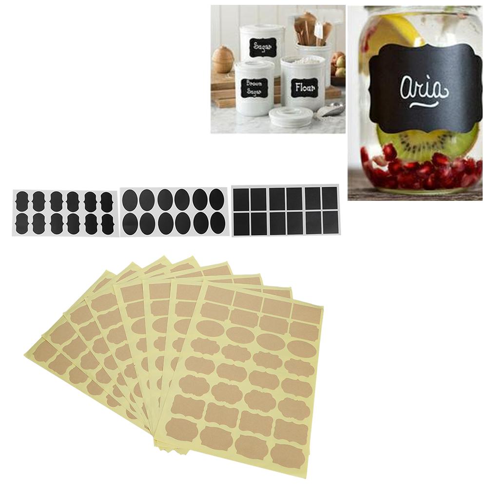 292Pcs Set Adhesive Sticker Marking Tag for Wine Glasses Coffee Tea Boxes Jars Flower Pots Baskets