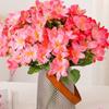 New 10 Heads Artificial Lily Wedding Decoration Bouquet 5-forked Fake Lily Home Decorative Daffodil Orchid