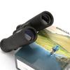Black HD 10x32 BAK4 Optical Portable Binocular Zoom Monocular Waterproof Powerful Telescope for Camping Hiking Hunting Outdoor