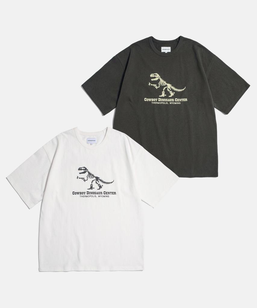 ESPIONAGE Cdc T-Rex Heavyweight Tee Off White