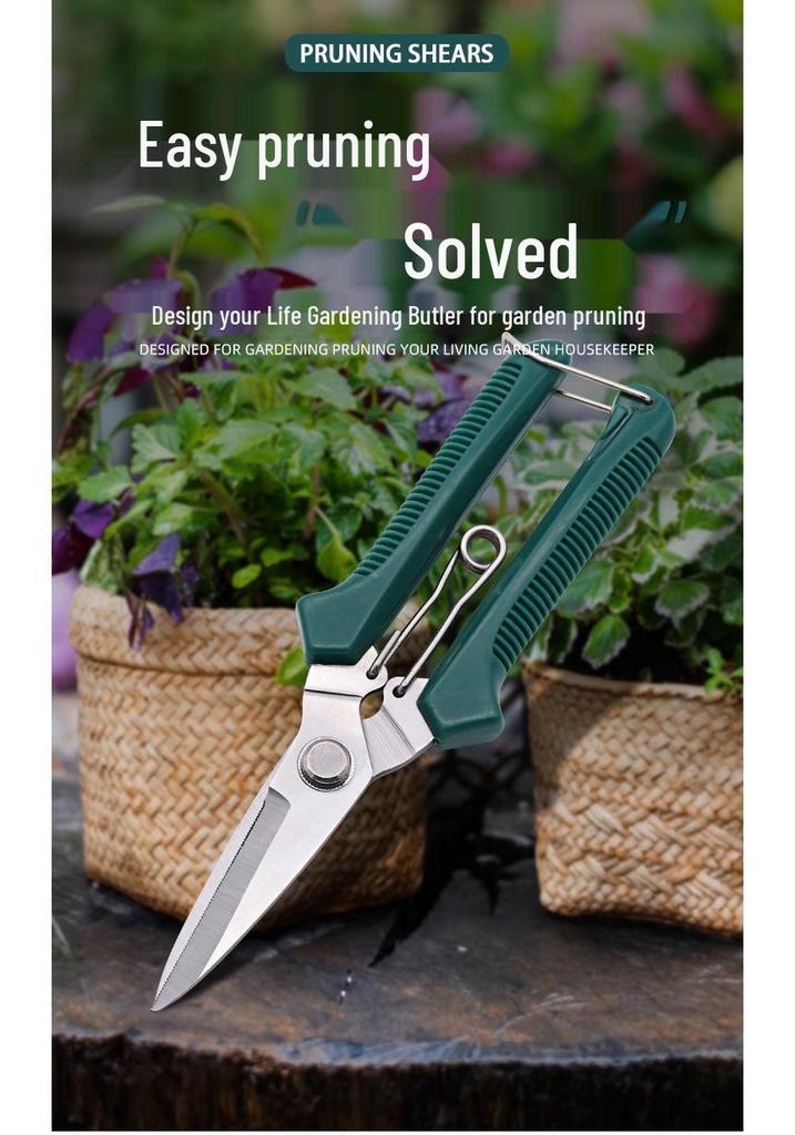 High Branch Pruning Shears and Fruit Picker Gardening Scissors