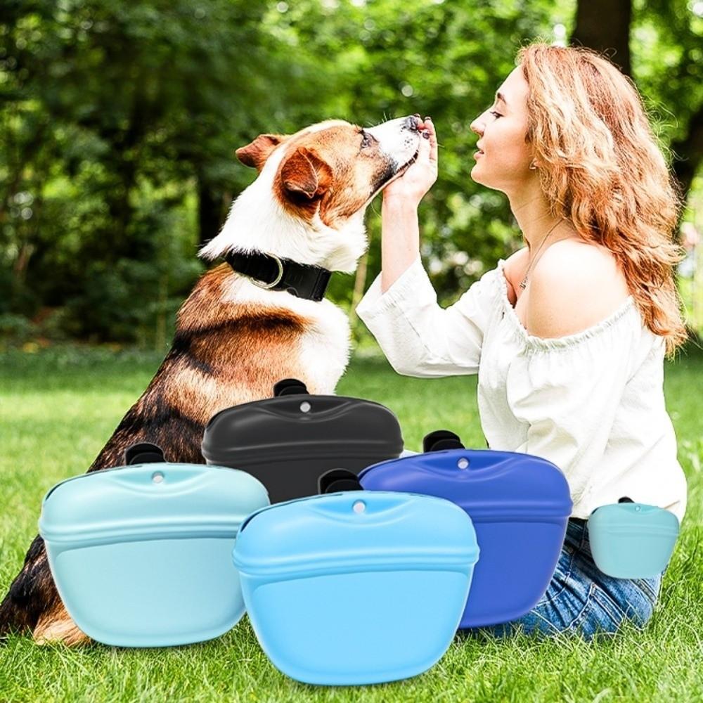 with Clip Pet Feeding Bag Large Capacity Dog Snack Waistpack Dog Training Food Bags  Pet Products