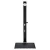 35L Solar Heated Shower, 195cm Showerhead Height Outdoor Shower, with Floor Kit & Foot Faucet, Hot & Cold Water Adjustment, Freestanding for Backyard