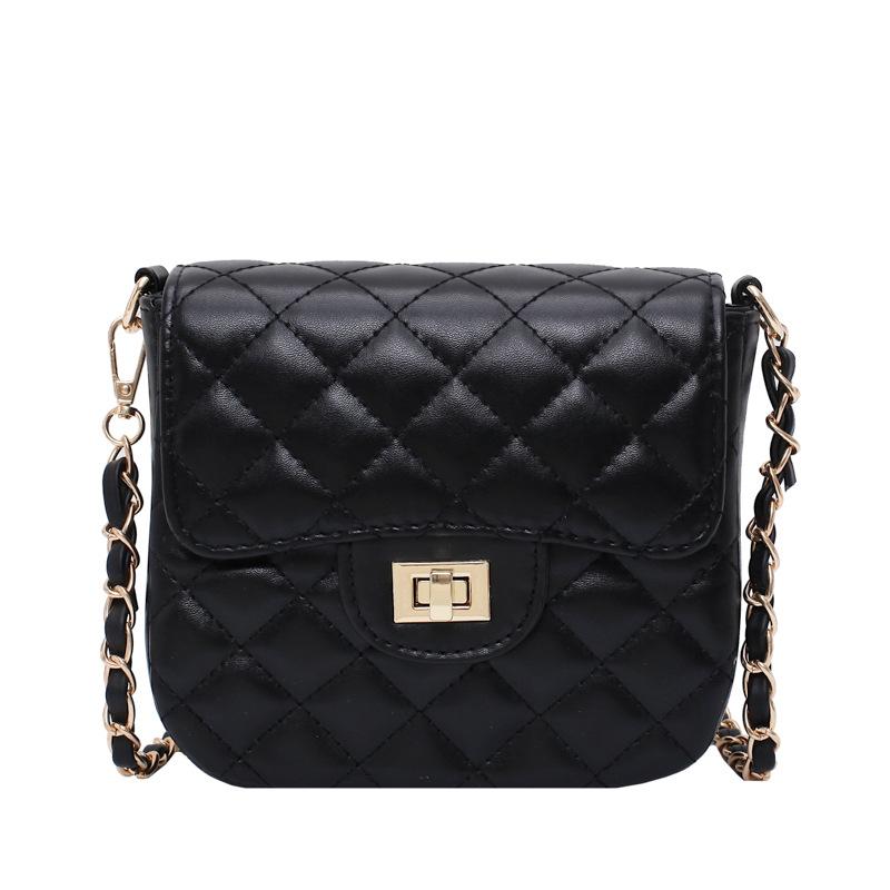 Internet Celebrity Small Bag Women 2025 Popular New Trendy Korean Version Shoulder Versatile Messenger Ins Fashion Diamond Chain Bag