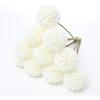 White Artificial Dahlia Flowers, Silk Plastic Fake Hydrangea Flowers Bunch Bridal Wedding Bouquet for Home Garden Party Wedding Decoration 10 Pcs