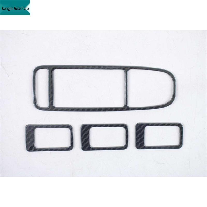 BYD 2025 Han LDMI Carbon Fiber Interior & Exterior Trim: Armrest Box & Rearview Mirror Cover