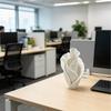 Flower Holder Nordic Style Flower Vase Art Ornaments 3D Printed Petal Statue Creative Irregular Abstract Vase Home Decor