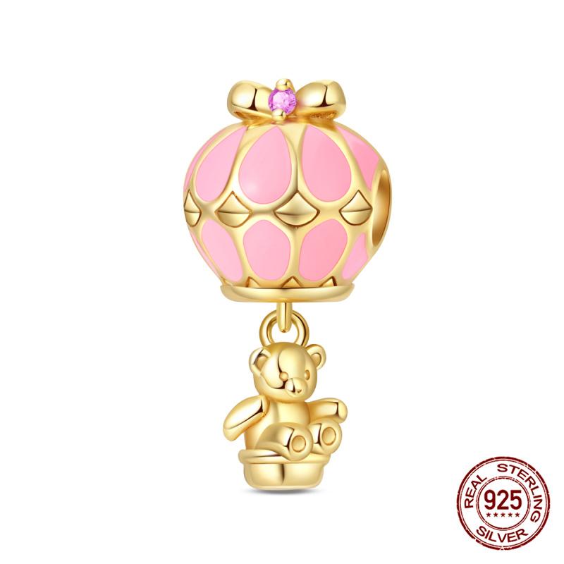 New 100% Copper Love Hug Charms Suitable Fororiginal Bracelet Women Diy Jewelry Making Mother'S Day Gift
