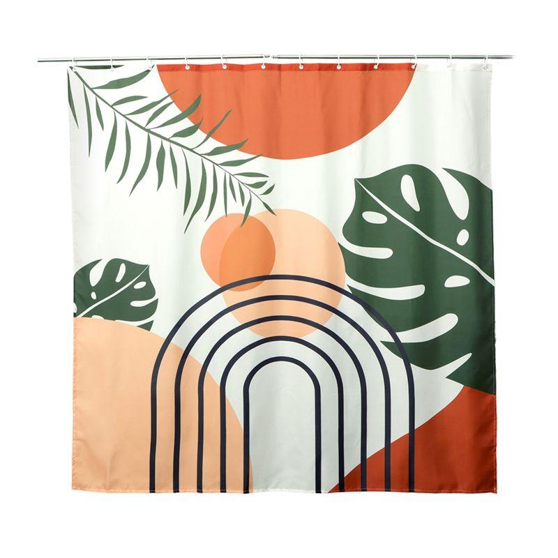 Guter Duschvorhang Wasserdichter Stoff Boho Badezimmervorhänge Heim Badezimmervorhänge Mit Haken Zubehör