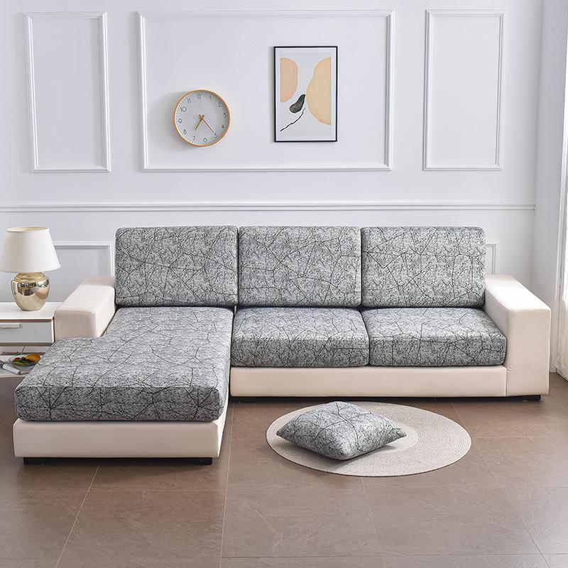 1Pc Printed Sofa Slipcover Non-Slip Polyester Stretch Sofa Cover For Bedroom Office Living Room Home Decor