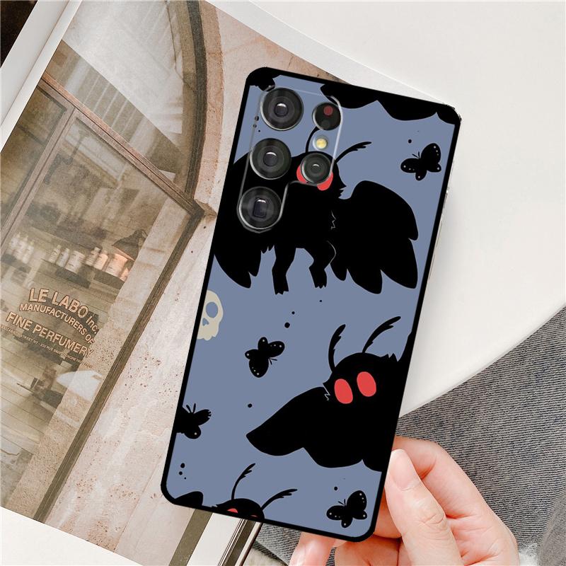 Mothman Night Grey Fundas For Samsung Galaxy S23 S20 FE S21 Ultra Note 20 Note 10 S8 S9 S10 Plus S22 Ultra Case