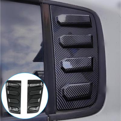 For Suzuki Swift 4 Doors 2005 2006-2010 ABS Plastic Rear Window Quarter Louver Cover Side Vent Trim Car Adhesive Accessories