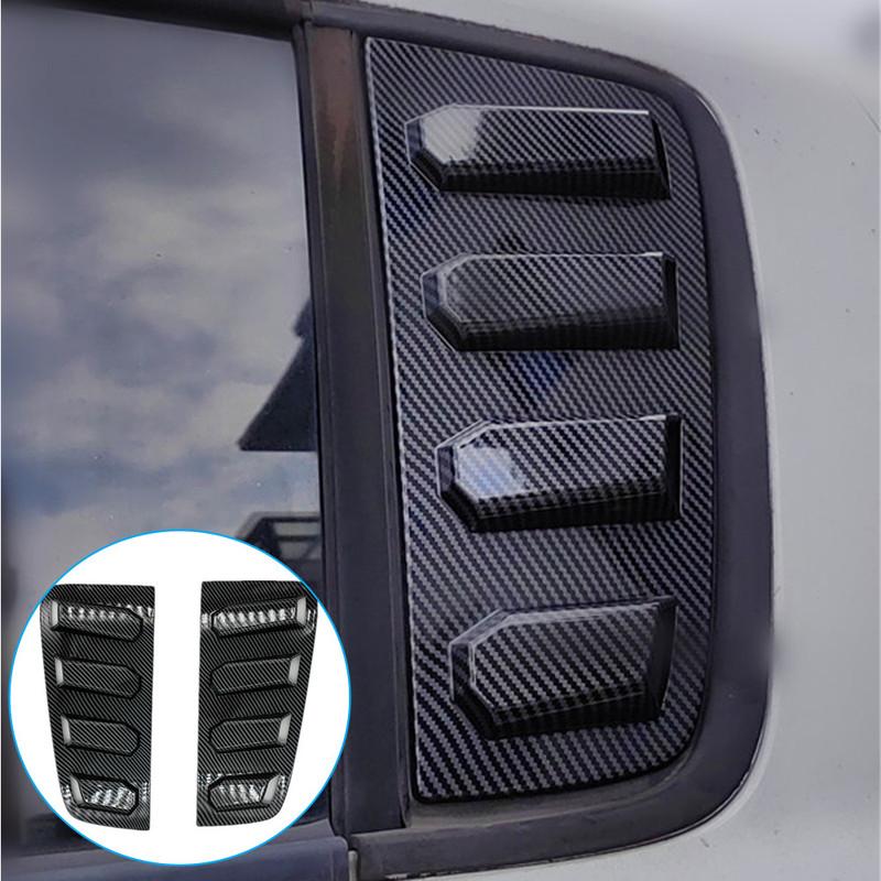 

For Suzuki Swift 4 Doors 2005 2006-2010 ABS Plastic Rear Window Quarter Louver Cover Side Vent Trim Car Adhesive Accessories