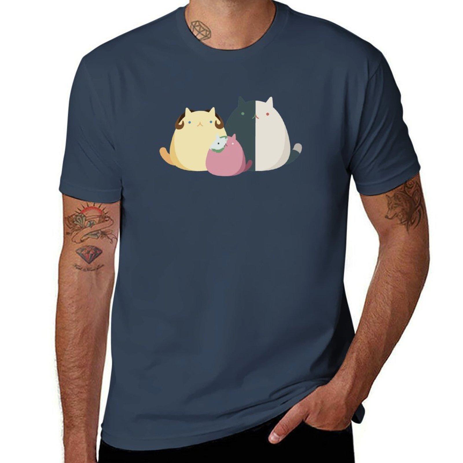 Ranboo Tubbo and Michael cats TShirt Lightweight Running TShirt S