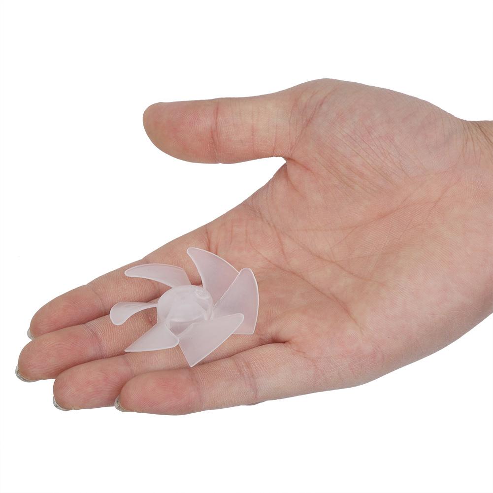 10Pcs Mini Plastic Fan Blade Small Power Hair Dryer Fan Leaves Motor Accessories