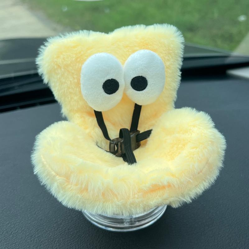 Sedile Labubu Fluff Giocattolo per auto moderazione Adatto per Labubu 2.0 Fragranza Decorazione eyes