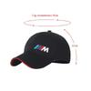 For BMW Cotton Design LOGO Baseball Cap Fashion Letter Embroidery Sun Hats For BMW Performance F10 E90 F20 E46 E60 E70 E39 E36 E