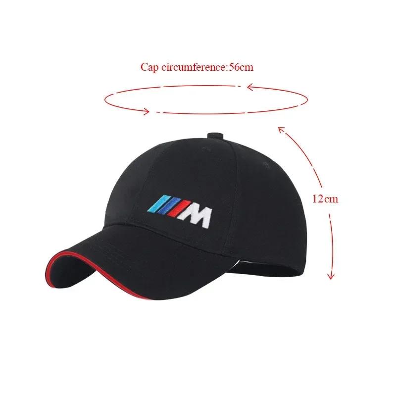 For BMW Cotton Design LOGO Baseball Cap Fashion Letter Embroidery Sun Hats For BMW Performance F10 E90 F20 E46 E60 E70 E39 E36 E