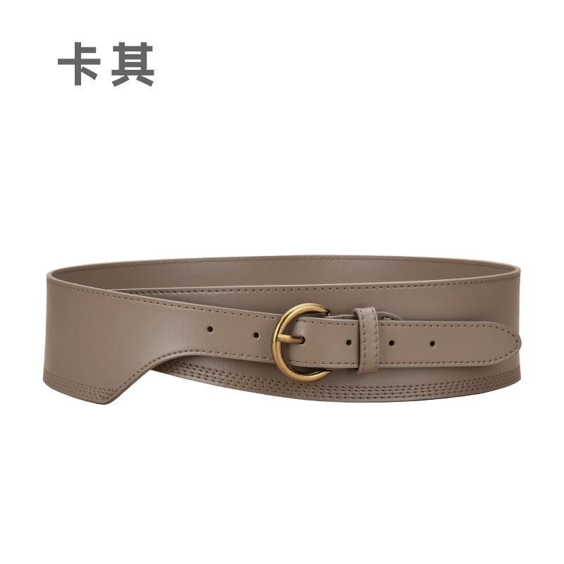 

Женский пояс, декоративный пояс для одежды с талией пальто, ретро-пряжка, настоящий широкий пояс с уплотнителем на талии 105cm