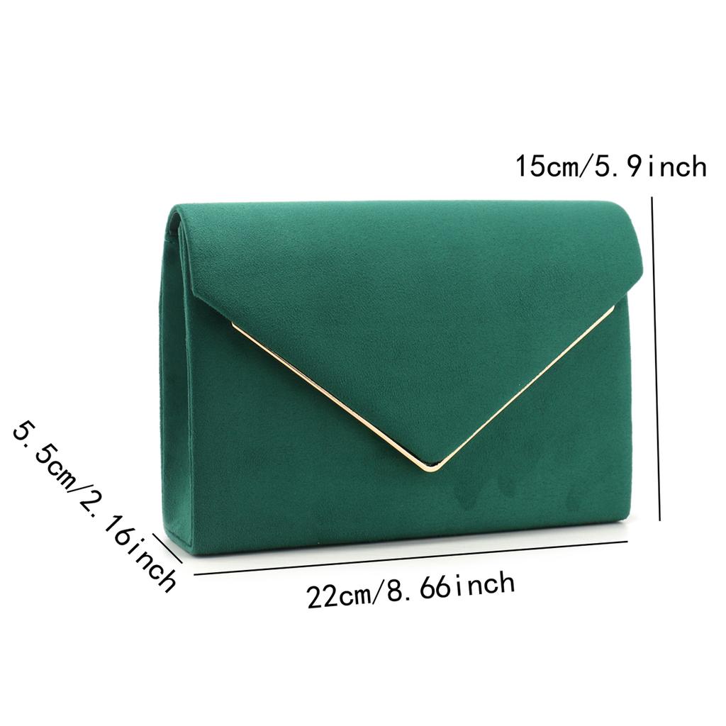 Arrival Evening Bags Envelope Shaped Cover Golden Clutch Bags PU Fahsion Lady Girl Best Prom Handbags With Chain Shoulder Pu