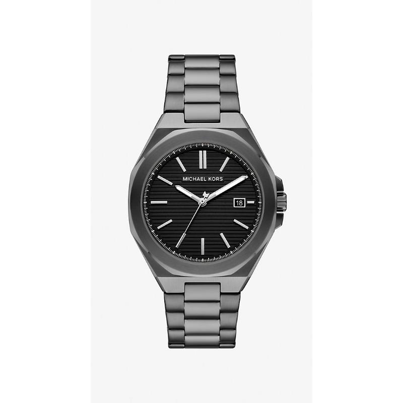 Michael Kors Oversized Callum Gunmetal-Tone Watch and Jewelry Gift Set MKO9023SET чёрный
