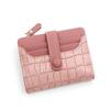 Minimalist Ladies Wallet Pu Leather Small Card Holder With Coin Pocket For Daily Use