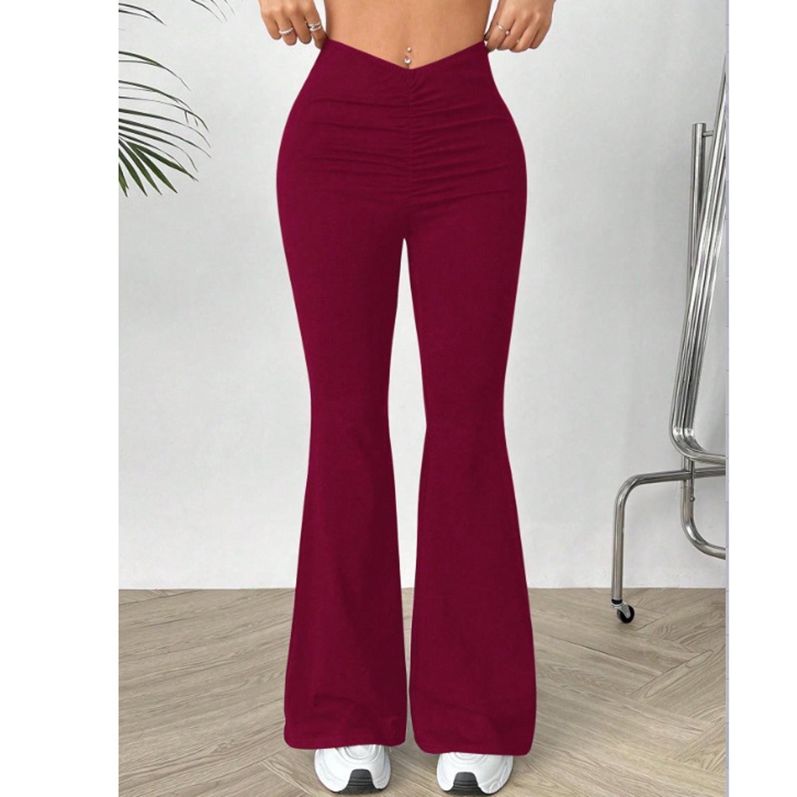 

Женские модные однотонные повседневные брюки XXL