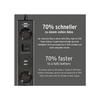 Multiprise - BRENNENSTUHL - 5 prises - USB Power Delivery - Interrupteur - Gris/Noir