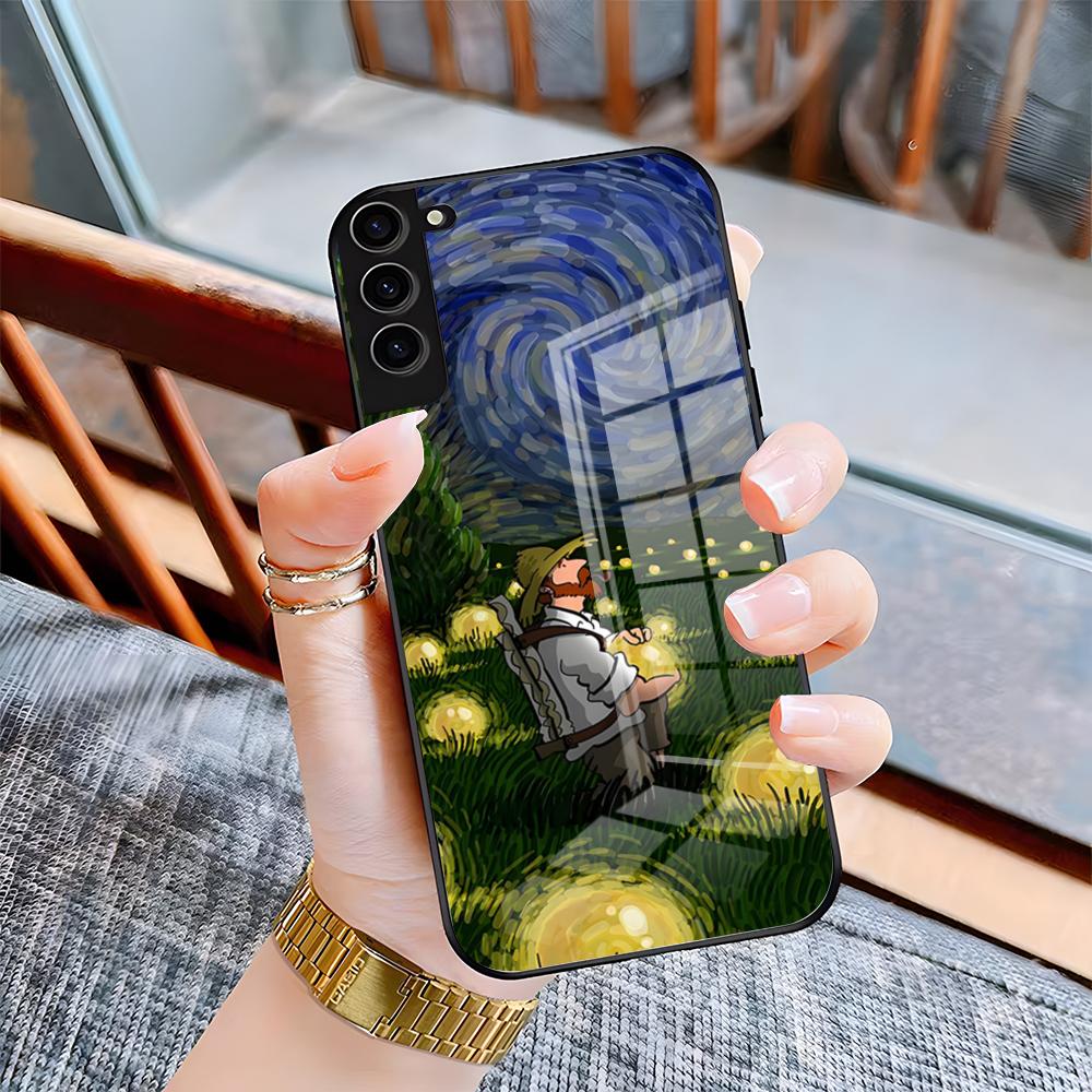 

Vincent Van Gogh Phone Case For Samsung S26 S25 Plus S20 S20 Plus S22 Ultra S23 FE S21 Plus S21 Ultra Glass Cover Samsung S21 Ultra