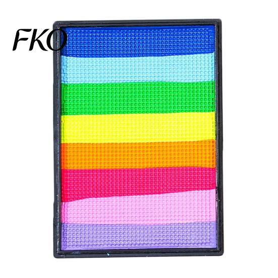 High Pigment Body Paint 50G Rainbow for Face Painting, Makeup Easy Blend Halloween Party Cosplay, Washable Kids Adults Performance