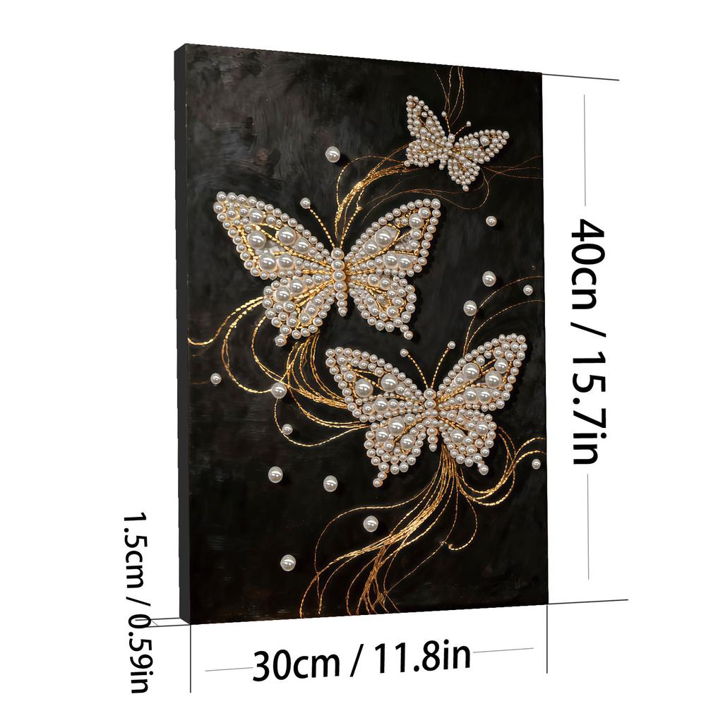 DIY Pearl Painting Kit for Adults/Beginners Gift Home Decor Pearl Gem Paintings Picture Arts Craft With Frame 30x40cm