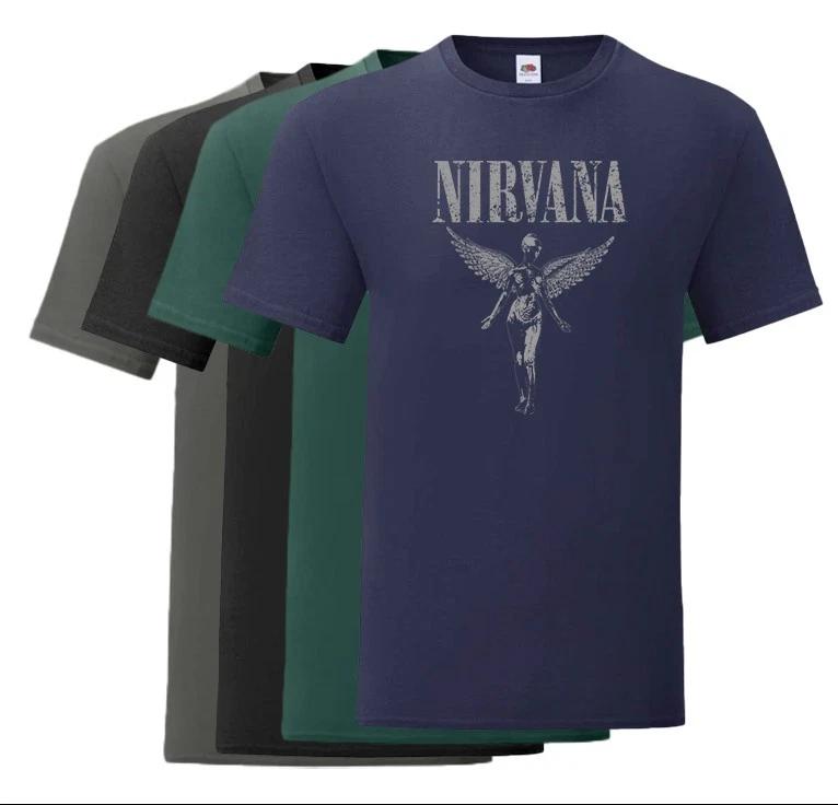 Nirvana In Utero T-Shirt 100% cotton - Grunge Alternative Rock Punk gift Tee XL
