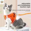 Cat leash anti-break free vest type Internet celebrity walking cat rope going out special cat chain pet chest strap pet supplies